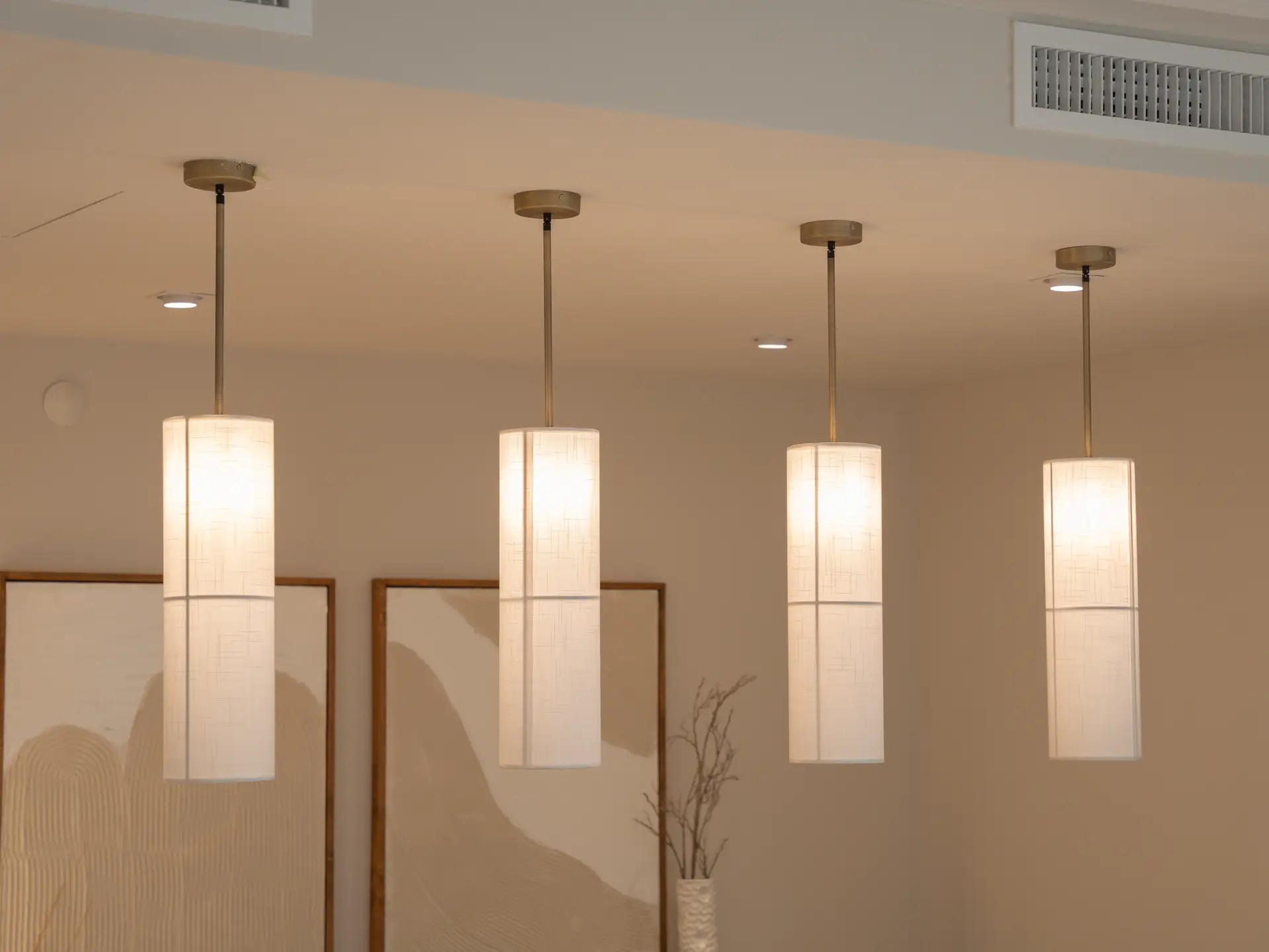 Westmount Heritage Penthouse pendant lighting