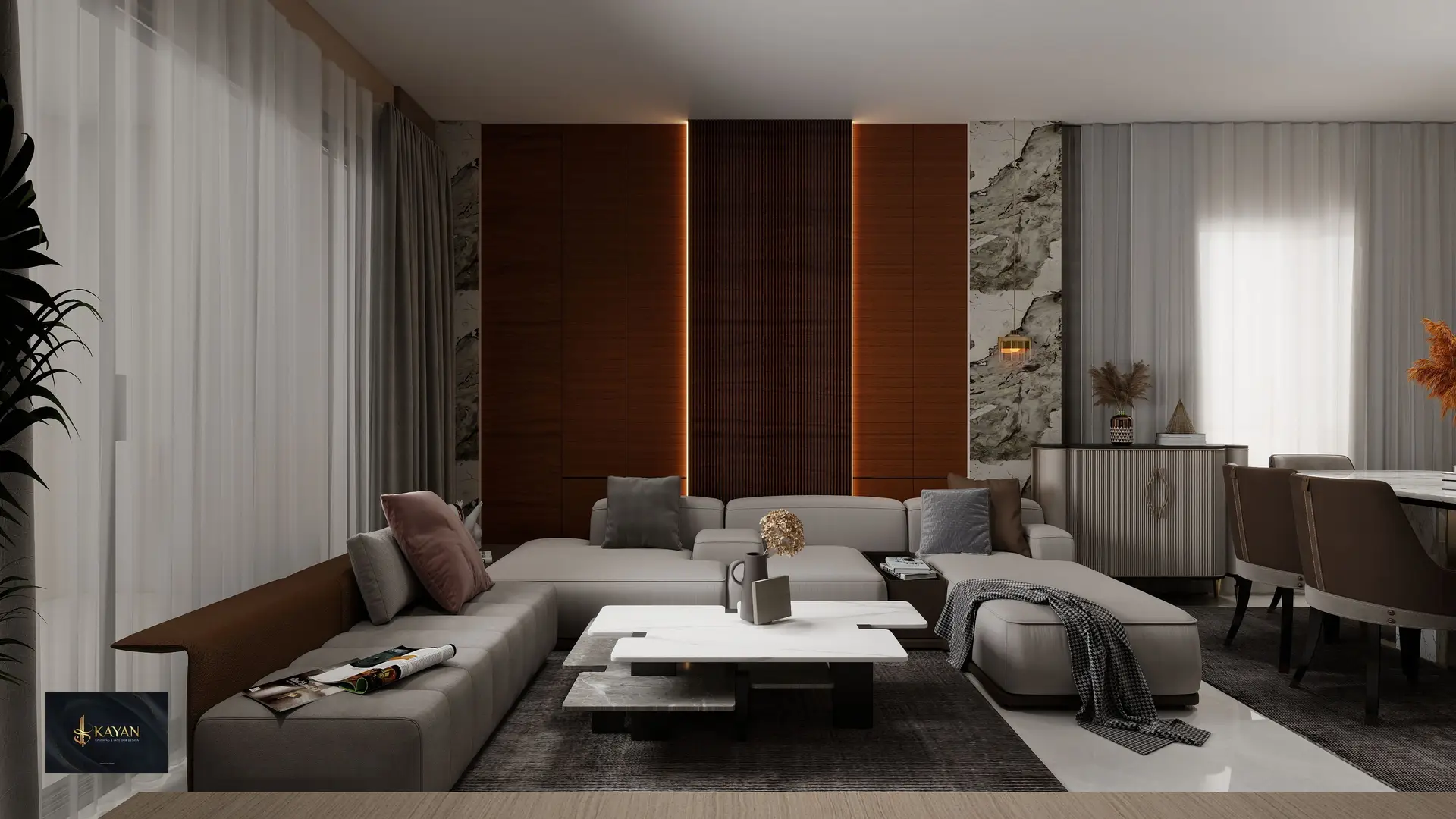 The Glebe Terraced Villa interior living space